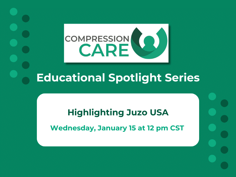 Monthly Educational Spotlight Series: Join us Virtually on January 15th with Juzo!