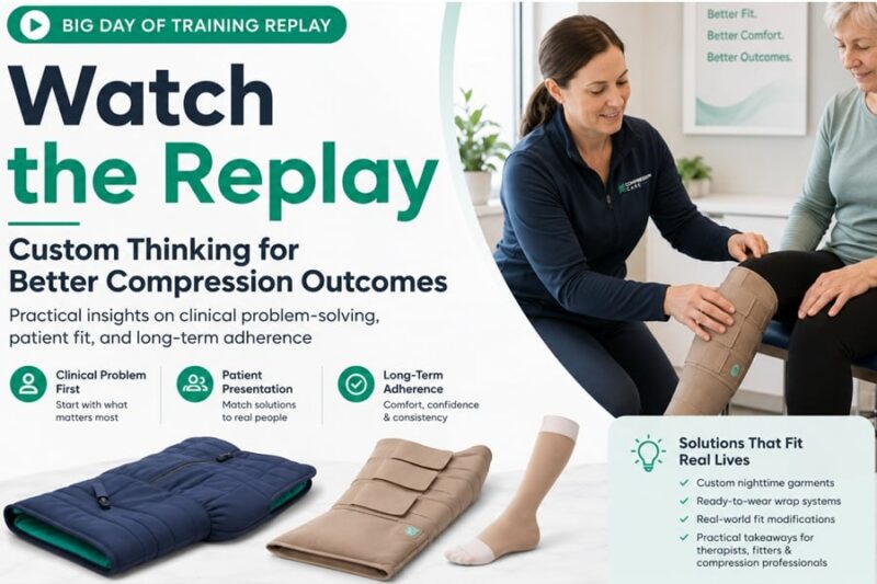 Watch the Replay: How L&R Supports Better Compression Outcomes Through Customization, Comfort, and Clinical Problem-Solving